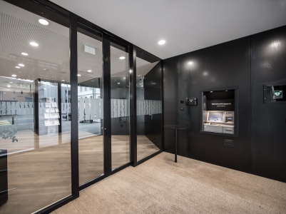 Porte automatique tout-verre photo 5