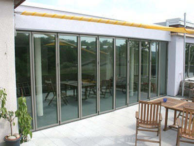 Isolierte Glasfaltw&auml;nde durafold comfort Bild 3