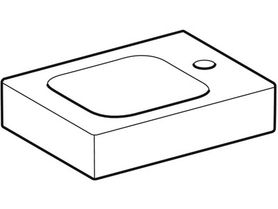 Geberit iCon Waschtisch mit Ablagefläche Bild 2