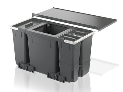 MÜLLEX Abfallsysteme, X-LINE mit Deckel Basic