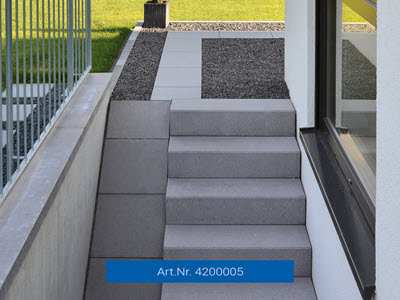 Betonstufen Blockstufen veredelt Bild 5