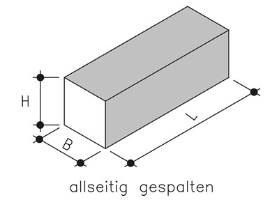 Naturstein Blocksteine Quadersteine Bild 6