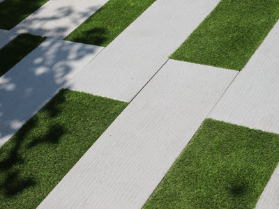 Betonplatten Gartenplatten veredelt Bild 6