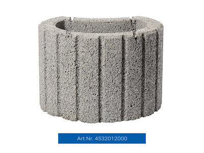 Böschungssteine Betonmauersteine