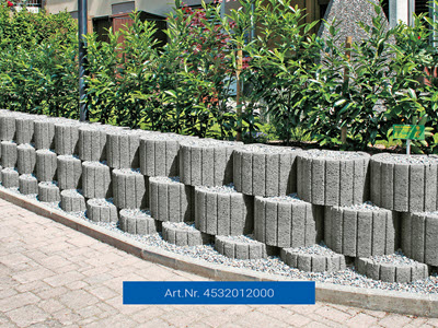 Böschungssteine Betonmauersteine Bild 3